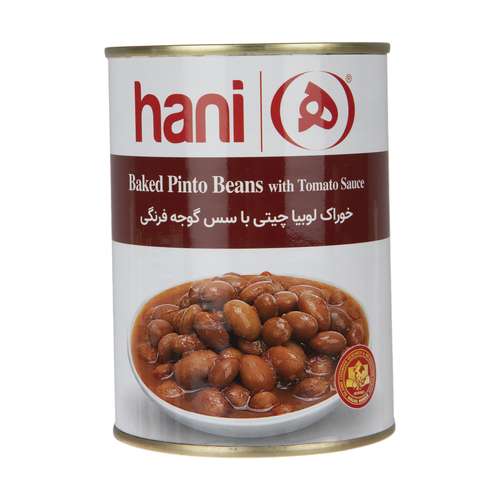 خوراک لوبیا چیتی با سس گوجه فرنگی هانی - 380 گرم