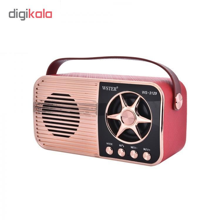 اسپیکر بلوتوثی قابل حمل وستر مدل WS-3129 3