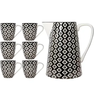 ست پارچ و لیوان 7 پارچه چیریستوفر واین مدل BL کد 158.9