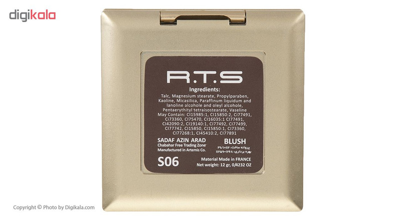 رژ گونه آر تی اس شماره S06