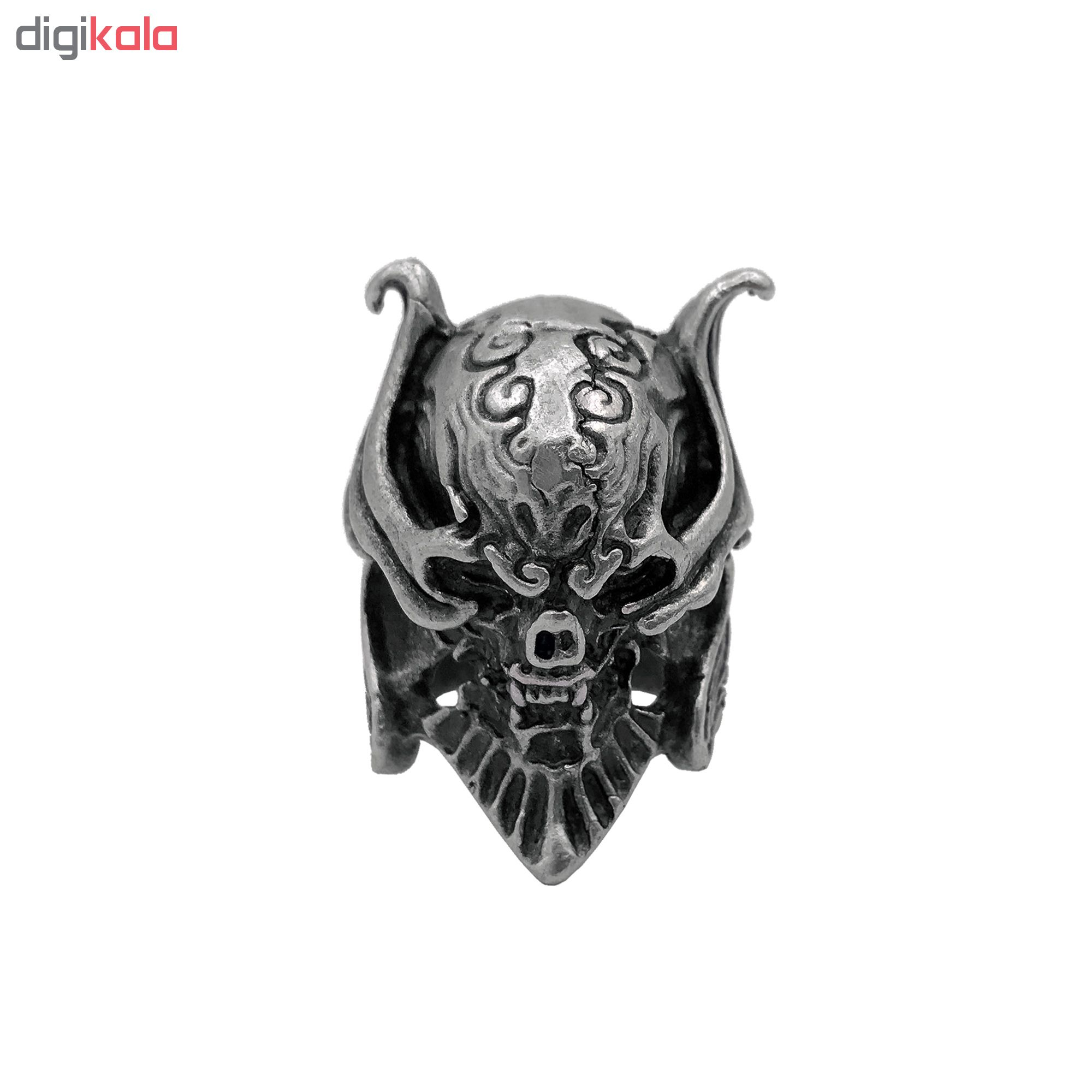 انگشتر مردانه طرح کلاه خود کد SklB-50