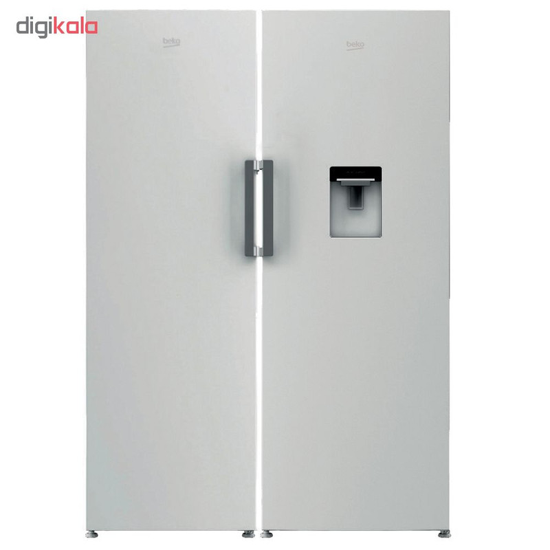 یخچال و فریزر دوقلو26 فوت بکو مدل RSSE415M23DW-RFNE320L23W
