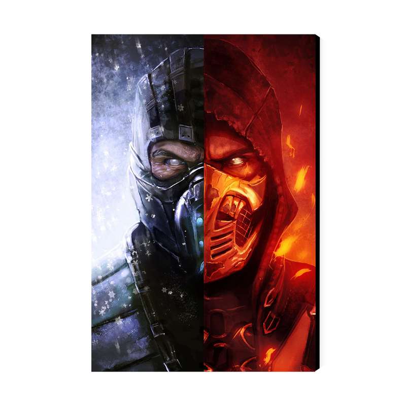 تابلو شاسی طرح Mortal Kombat مدل As931 تابلو شاسی طرح Mortal Kombat مدل As931