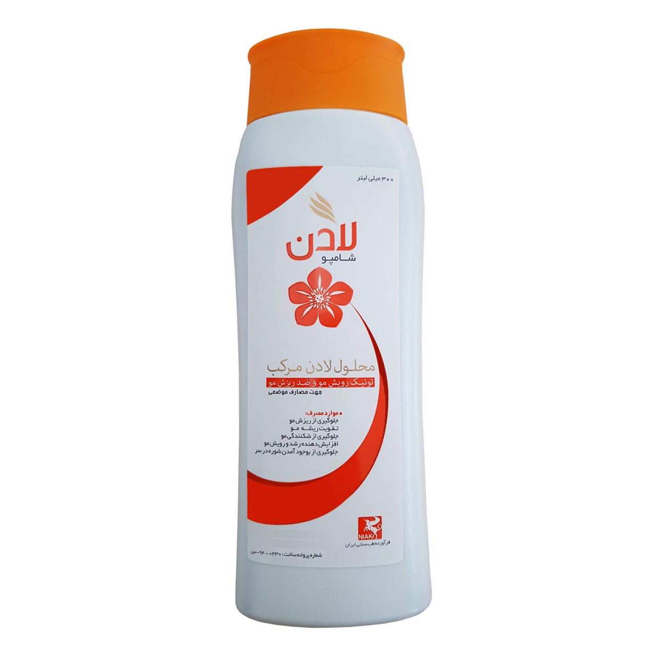 شامپو مو لادن مدل Plus حجم 300 میلی لیتر