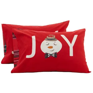 روبالشی انگلیش هوم طرح Snowman بسته 2 عددی