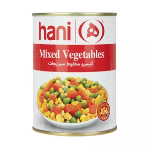 کنسرو مخلوط سبزیجات هانی - 380 گرم