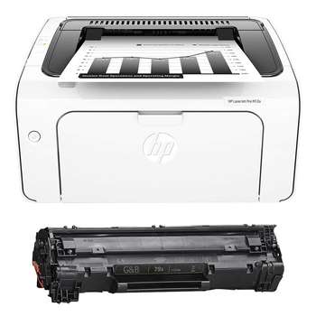 پرینتر لیزری اچ پی مدل LaserJet Pro M12a به همراه یک تونر اضافه