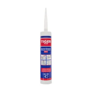 چسب درزگیر سیلیکونی سینا مدل SE701-W حجم 320 میلی لیتر