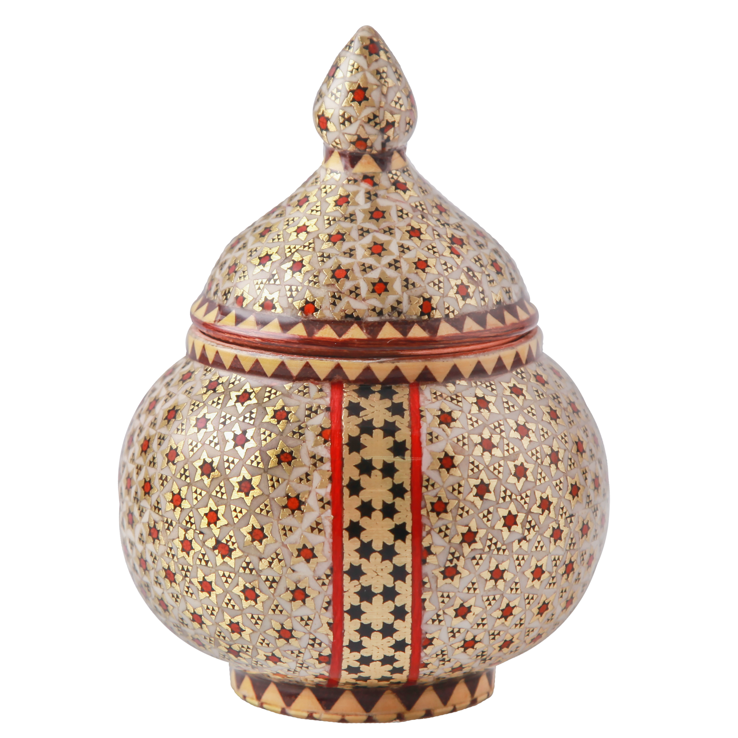 قندان خاتم کاری خاتم کوروش - کروبی کد 141286
