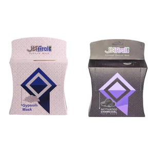 ماسک صورت آرال مدل گچ کد 01  وزن 200 گرم به همراه ماسک صورت مدل ذغال کد 02 وزن 100 گرم