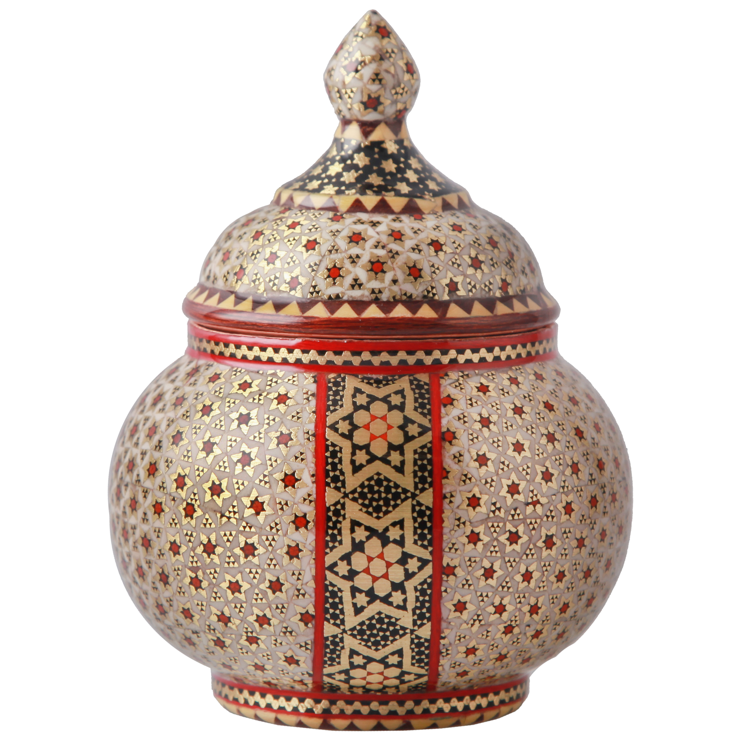 قندان خاتم کاری خاتم کوروش - کروبی کد 141288