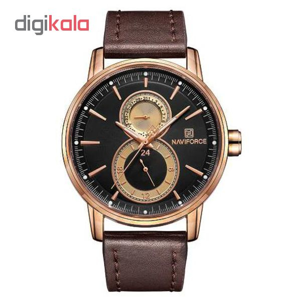 ساعت مچی عقربه ای مردانه نیوی فورس کد NF3005M - GHA - RO