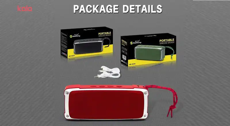 اسپیکر بلوتوثی قابل حمل نیوریکسینگ مدل NR-4020