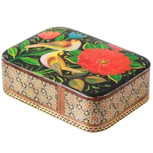 جاکارتی خاتم کاری طرح گل و مرغ کد 141300