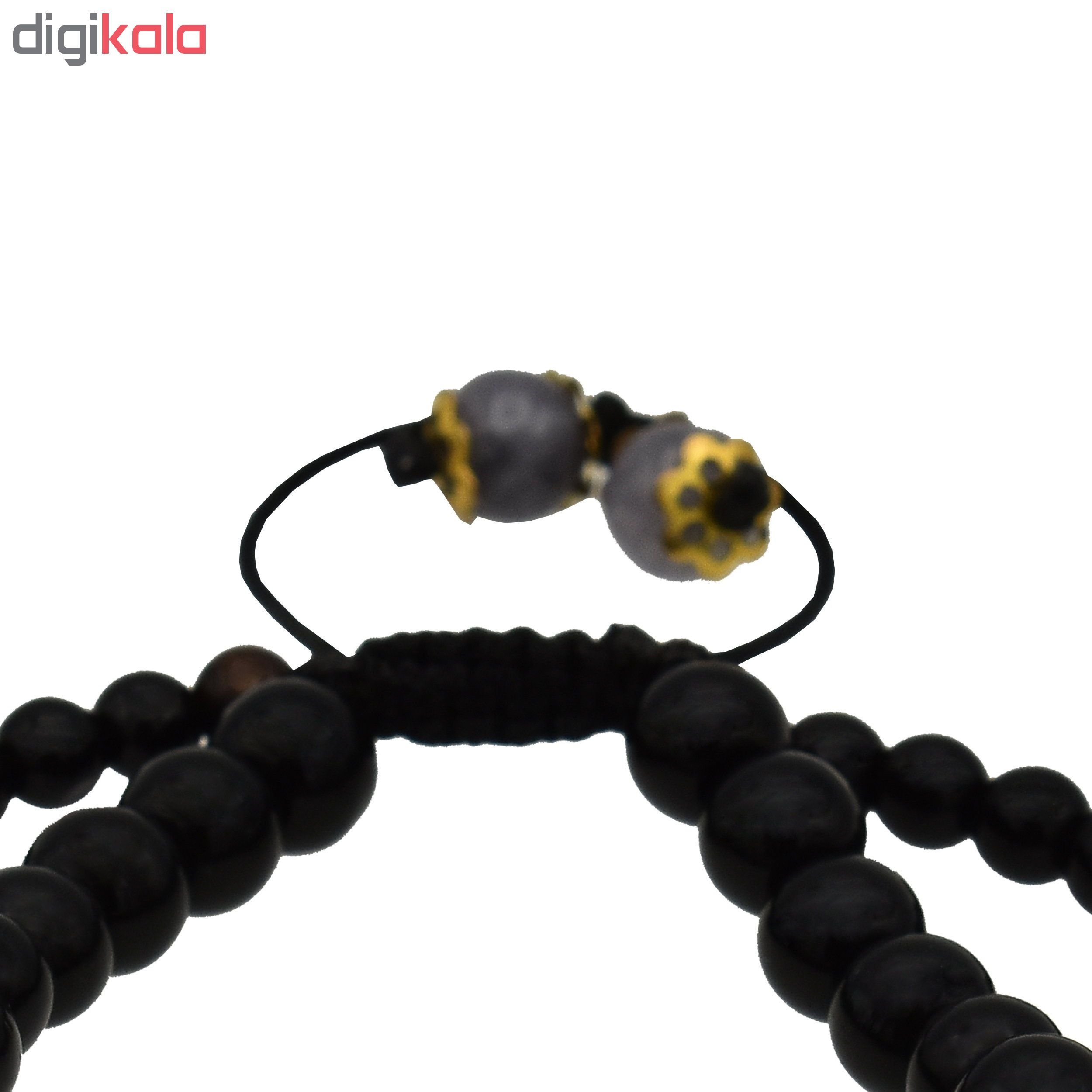 دستبند طلا 18 عیار زنانه آرشا گالری طرح گل رز کد 306A2463