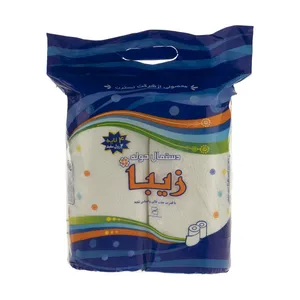 دستمال حوله کاغذی زیبا مدل Blue بسته 2 عددی
