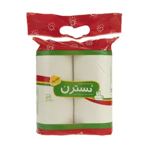 دستمال حوله کاغذی نسترن مدل Red بسته 2 عددی