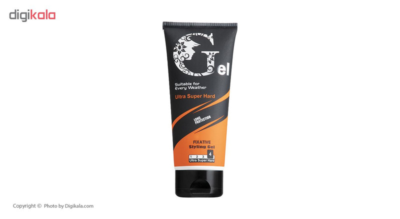 ژل مو سر لطیفه مدل Black حجم 200 میلی لیتر
