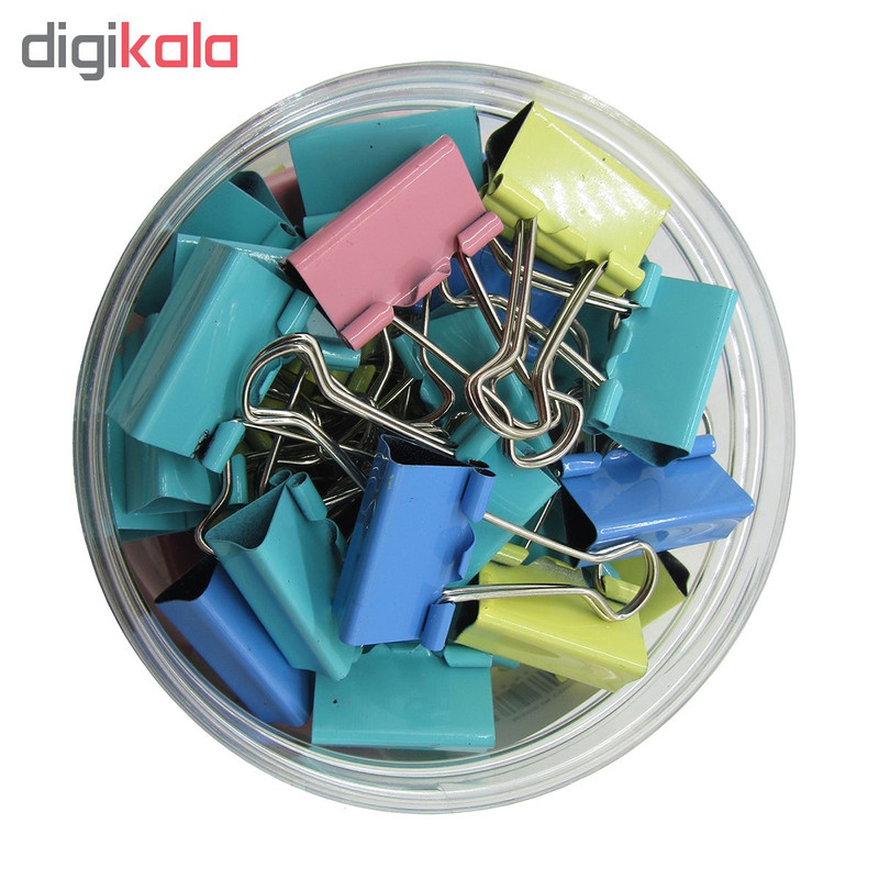 گیره کاغذ ایژی وانگ مدل YZW8104 سایز 25 میلی متر بسته 48 عددی گیره کاغذ ایژی وانگ مدل YZW8104 سایز 25 میلی متر بسته 48 عددی