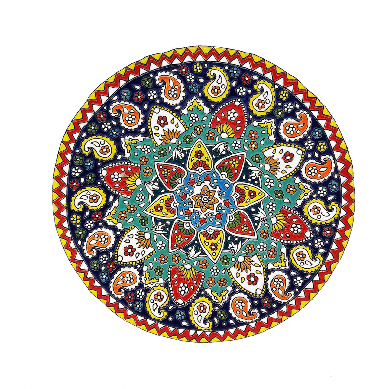 بشقاب میناکاری کد 83