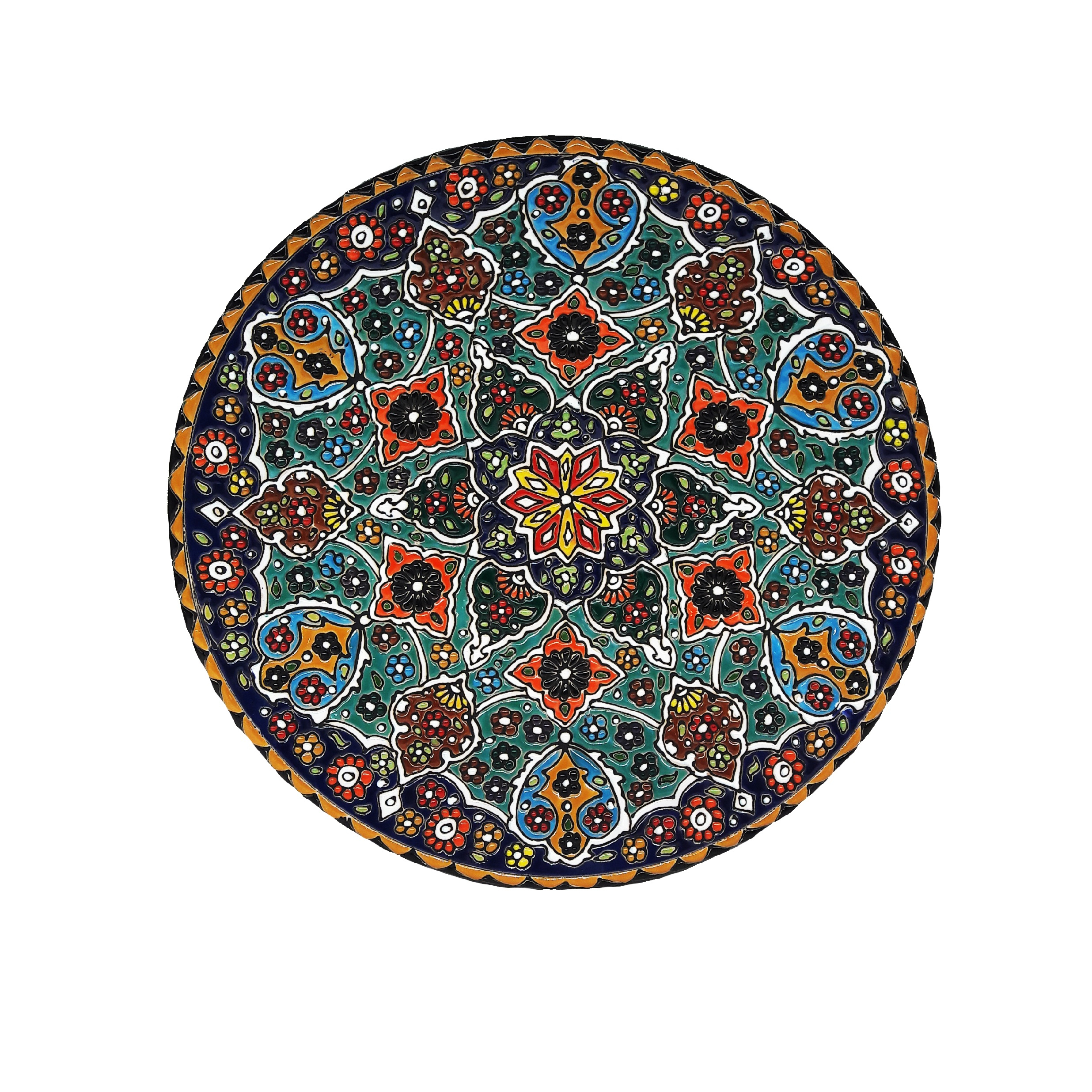 بشقاب میناکاری کد 86