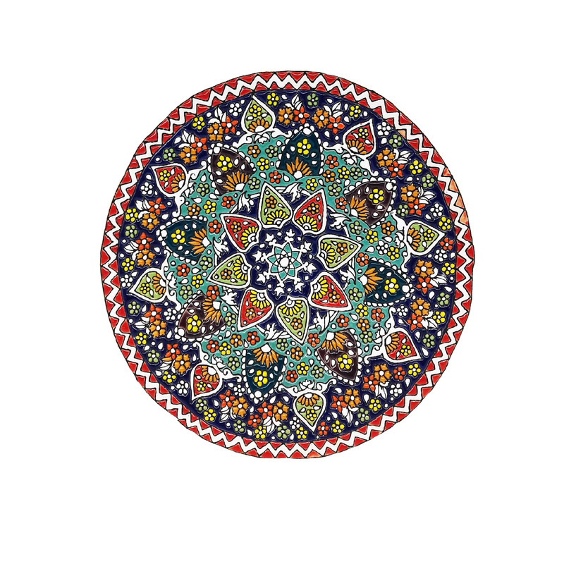 بشقاب میناکاری کد 89