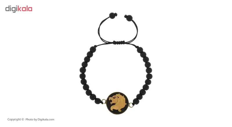 دستبند طلا 24 عیار زنانه سام نورزاده طرح ماه مرداد کد 32