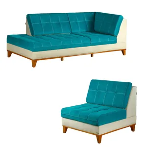 مبل راحتی سه نفره چشمه نور کد MA-402.2+1-BR-CR-BL