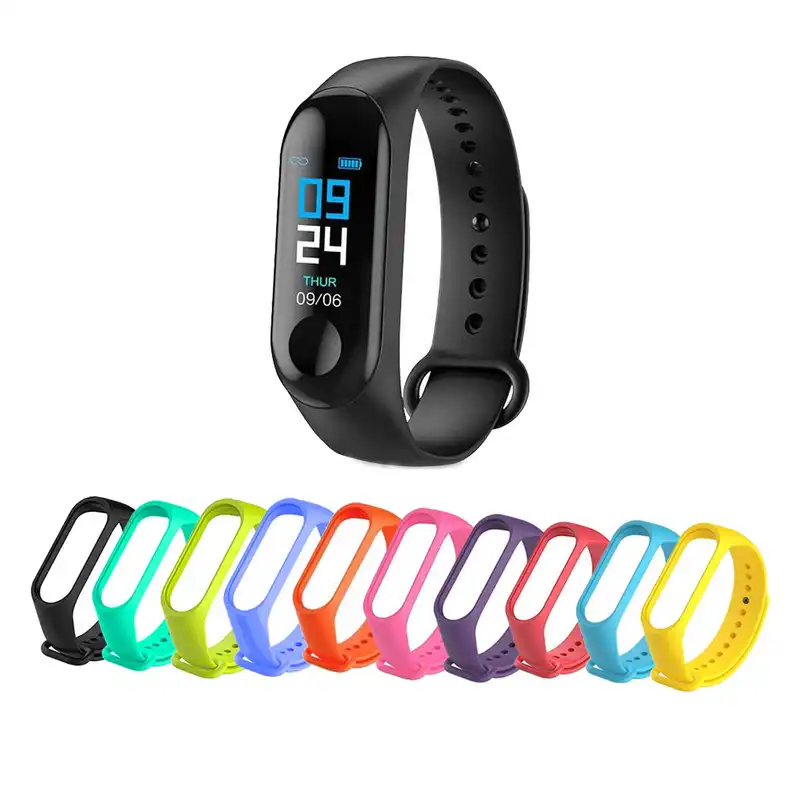 مچ بند هوشمند مدل HEALTH M3 به همراه 10 عدد بند