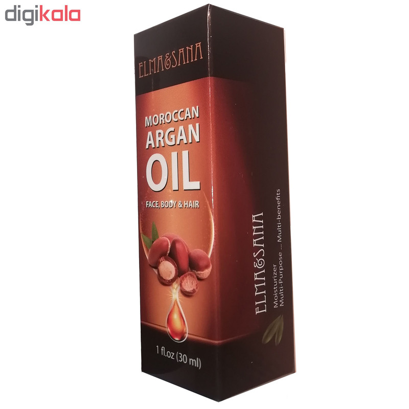 روغن مو و بدن الما اند سانا مدل آرگان حجم 30 میلی لیتر