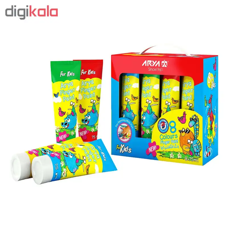 رنگ انگشتی آریا کد 7014 بسته 8 عددی