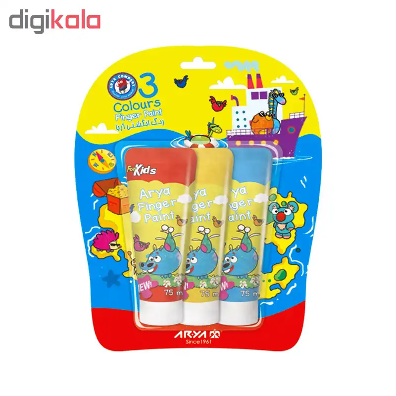 رنگ انگشتی آریا کد 7016 بسته 3 عددی