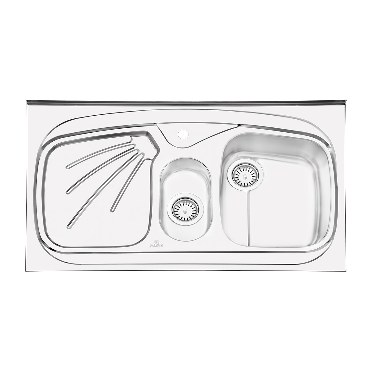 سینک پرنیان استیل مدل PS1106 روکار