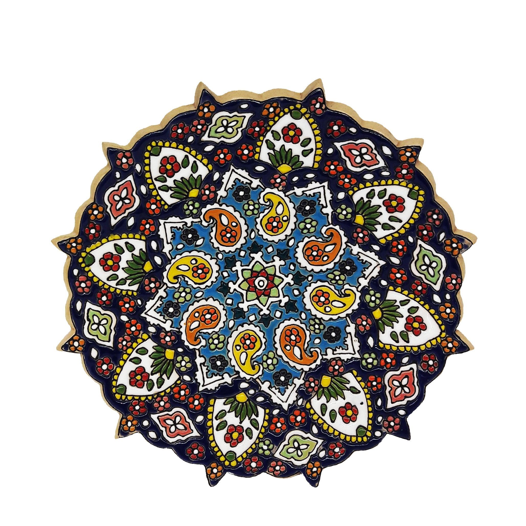 بشقاب میناکاری کد 101