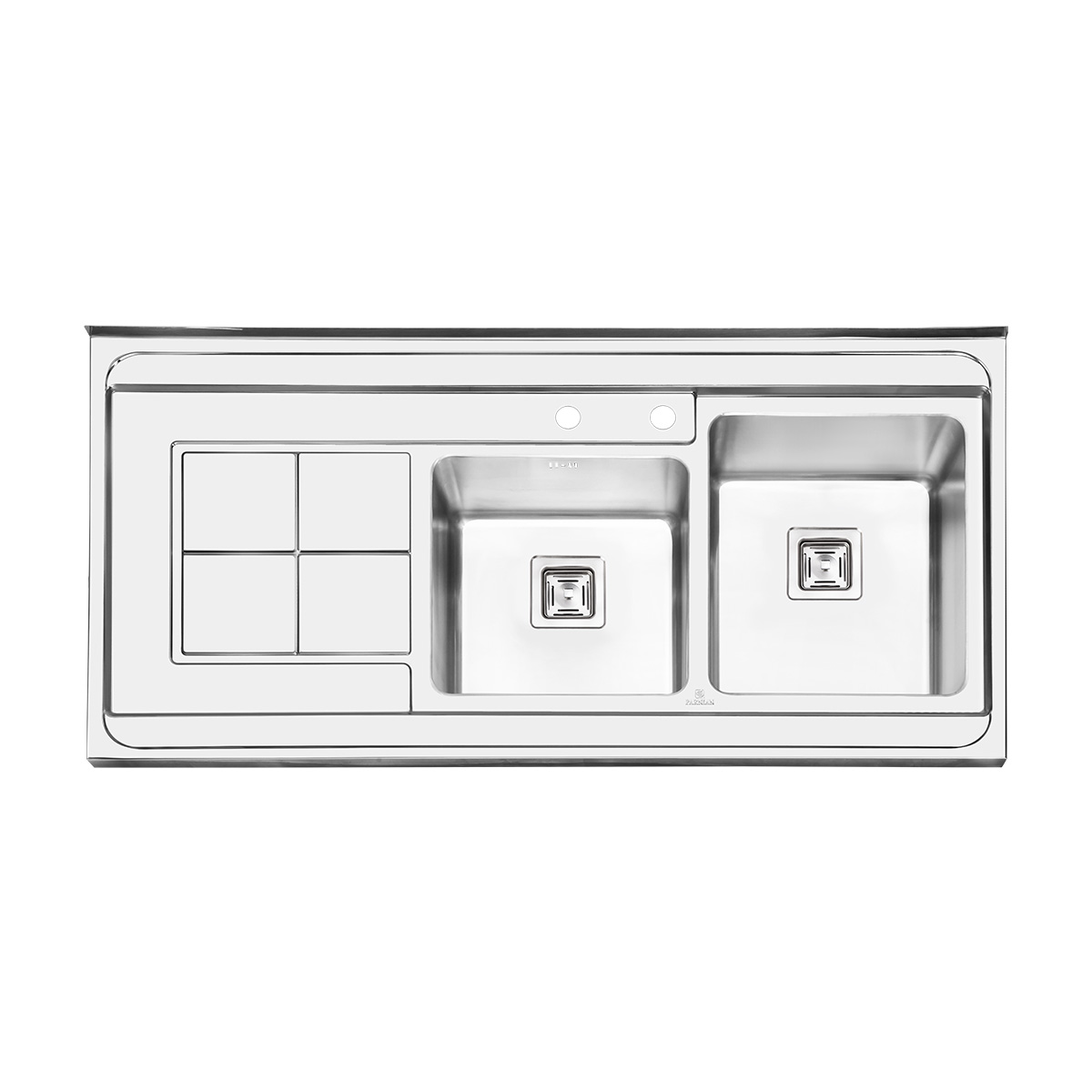 سینک پرنیان استیل مدل PS1113 روکار