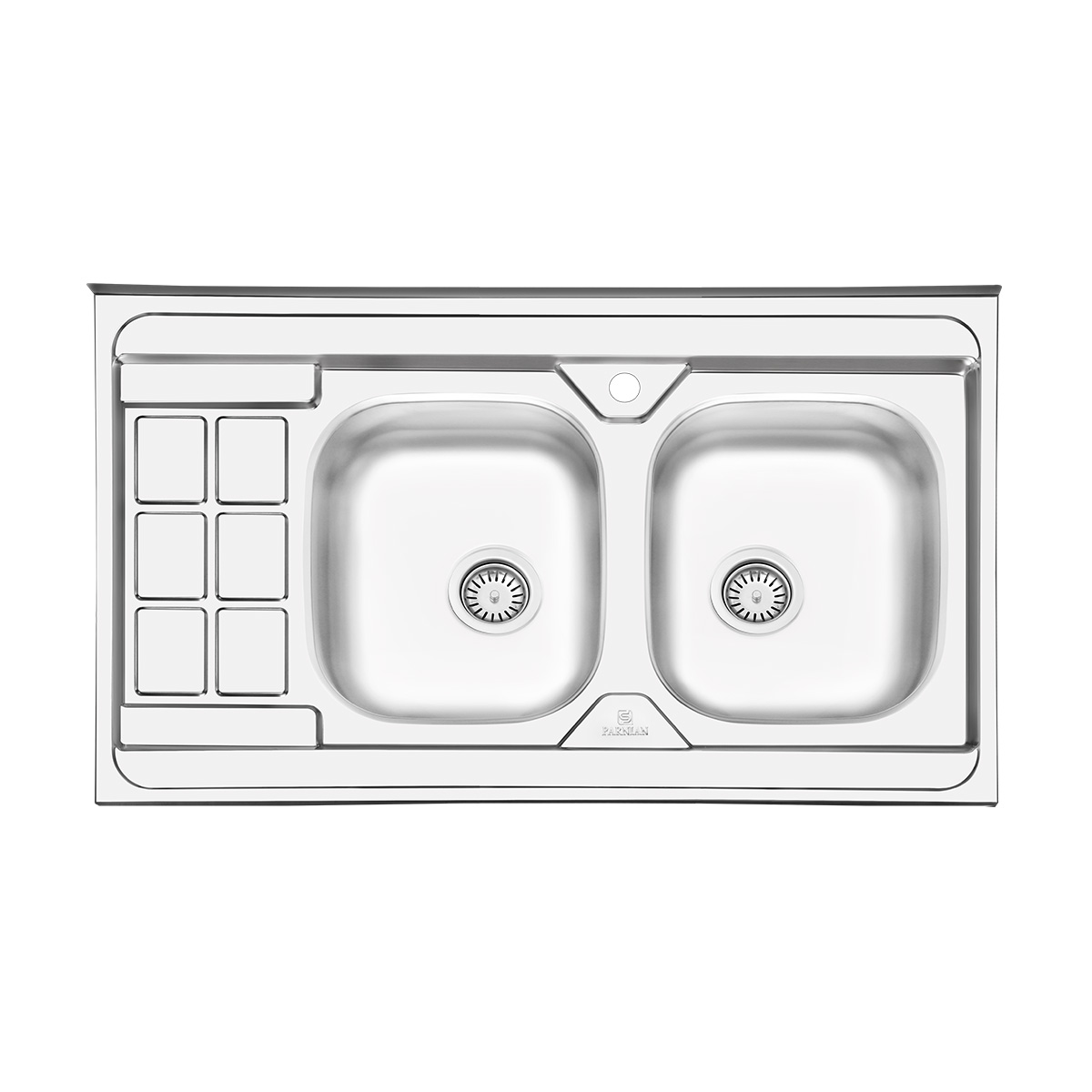 سینک پرنیان استیل مدل PS2104 روکار