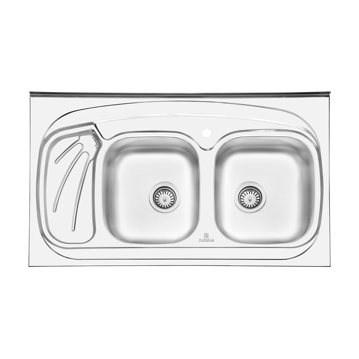 سینک پرنیان استیل مدل PS2105 روکار