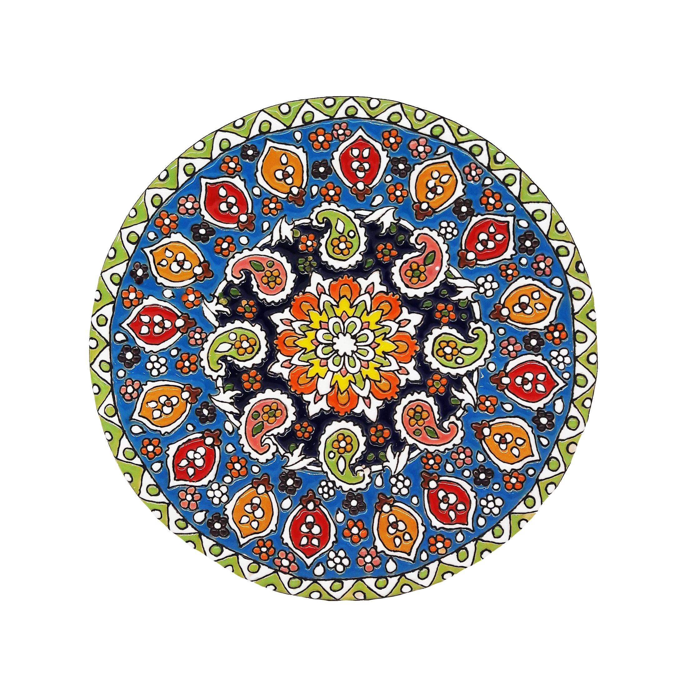 بشقاب میناکاری کد 104
