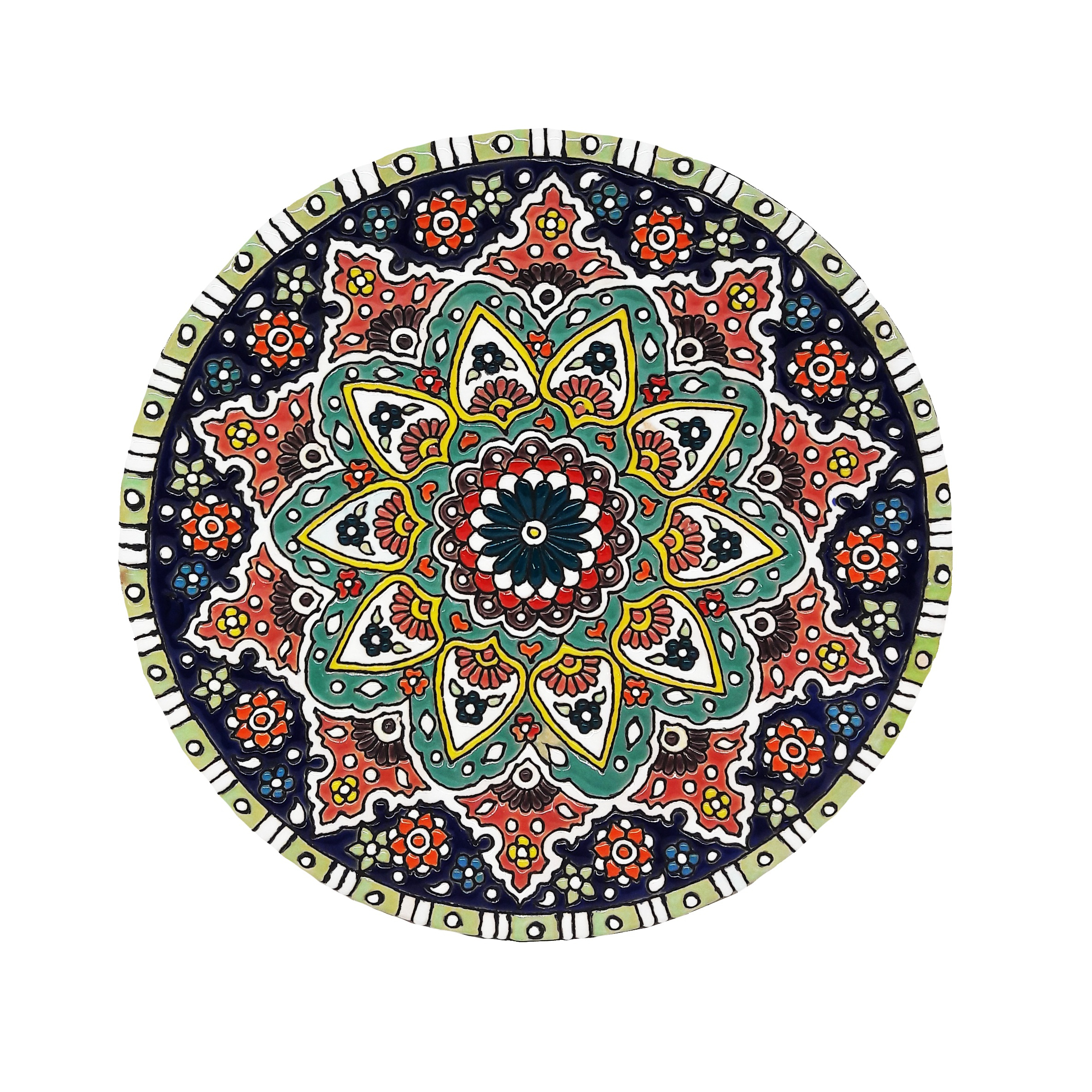 بشقاب میناکاری کد 104