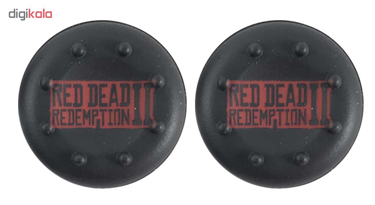 روکش آنالوگ دسته پلی استیشن 4 مدل Red Dead 2 بسته 2 عددی