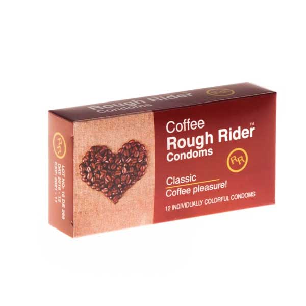کاندوم راف رایدر مدل coffee بسته 12 عددی