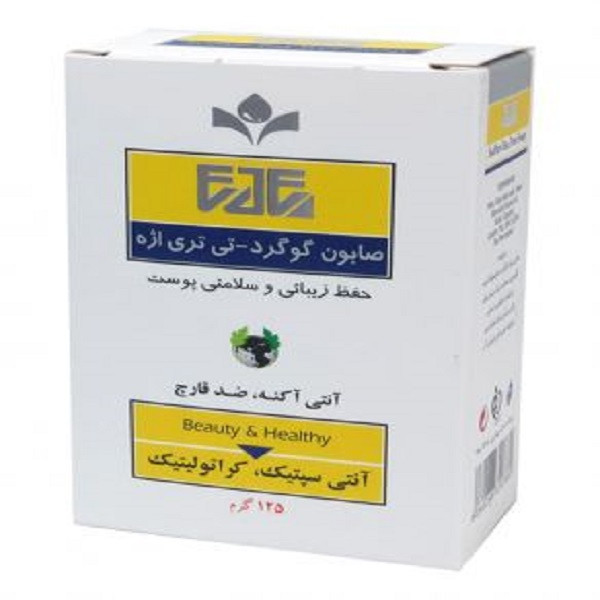 صابون ضد باکتری اژه مدل گوگرد و تی تری وزن 125 گرم