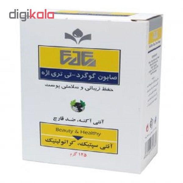 صابون ضد باکتری اژه مدل گوگرد و تی تری وزن 125 گرم