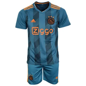 ست پیراهن و شورت ورزشی مردانه طرح آژاکس 20-2019 away