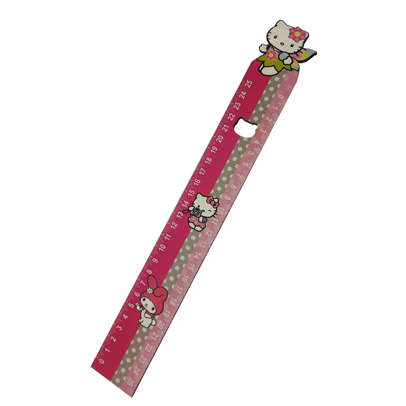 خط کش 25 سانتی متری ققنوس طرح کیتی کد 100411