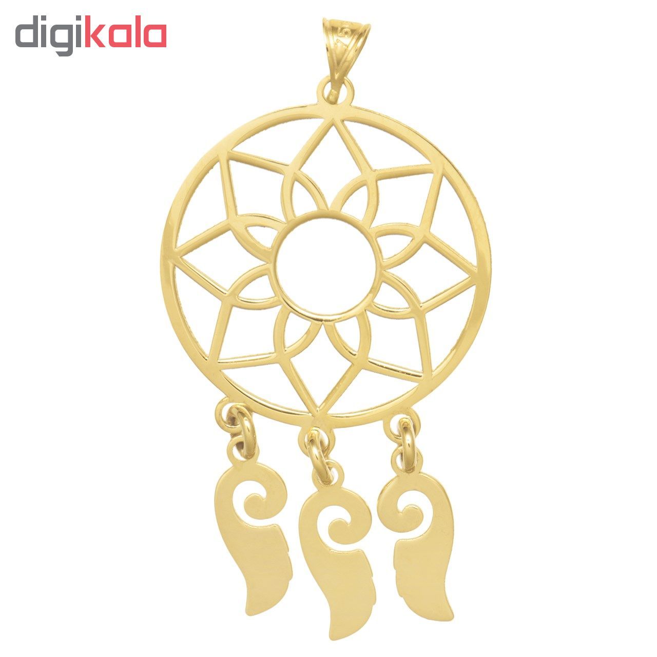 آویز گردنبند طلا 18عیار زنانه طرح ستاره کد SG251 -  - 2