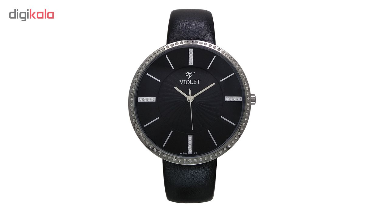 ساعت مچی عقربه ای زنانه ویولت کد 12362