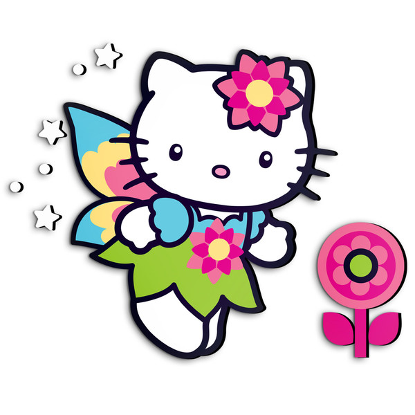 استیکر دیکوماس مدل 2 Hello Kitty کد DMS-WS141    