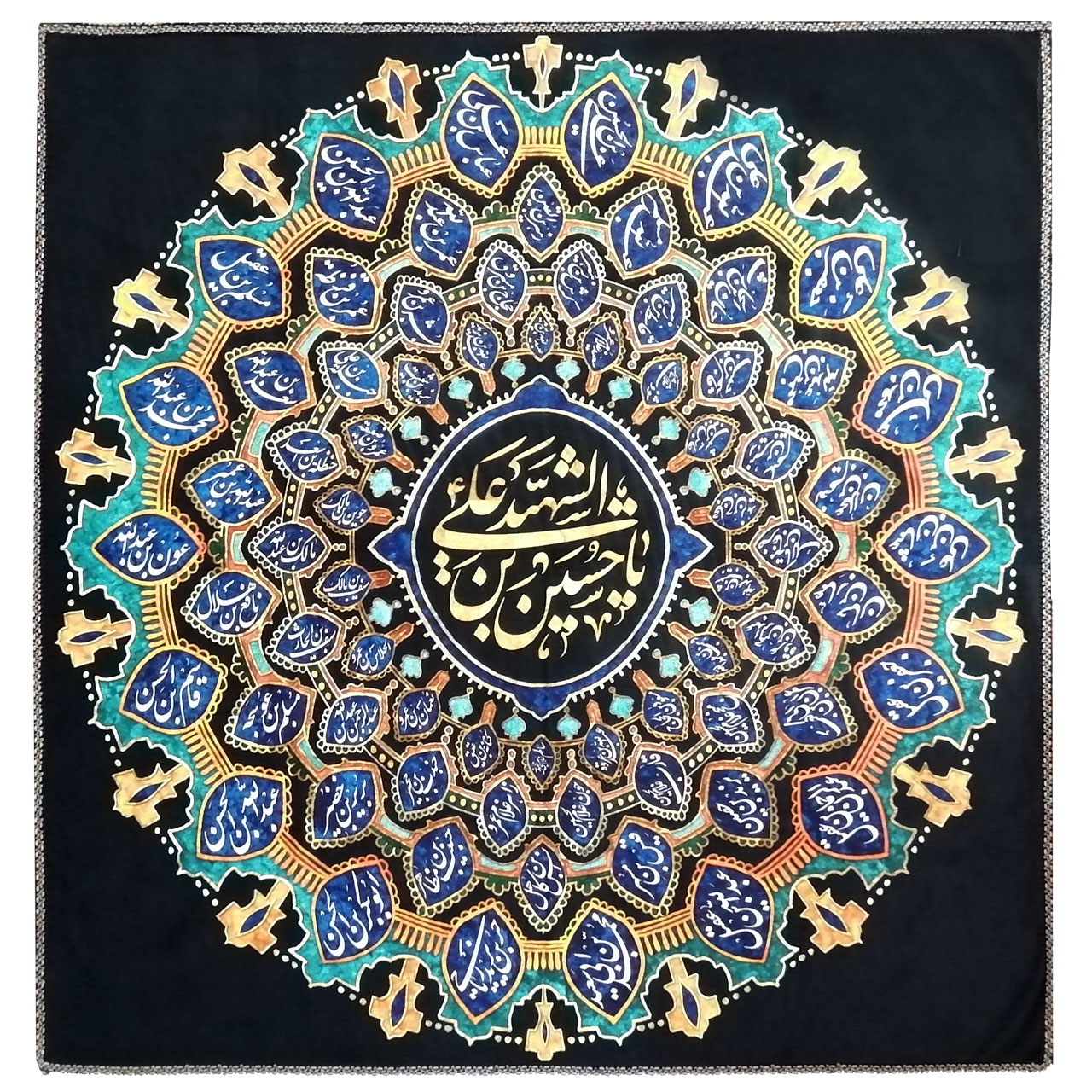 پرچم طرح اسامی شهدای کربلا کد sub01