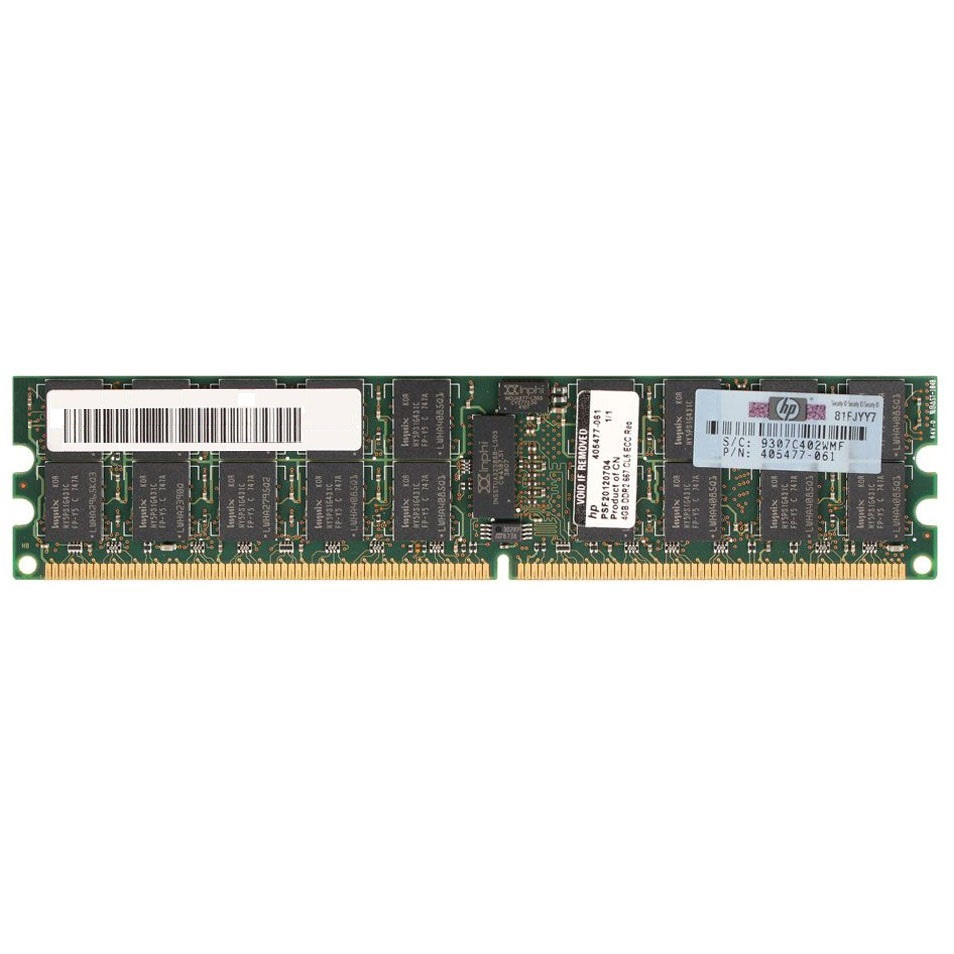 رم سرور DDR2 تک کاناله 667 مگاهرتز CL5 اچ پی مدل 405477-061 ظرفیت 4 گیگابایت